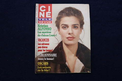 1990 MARCH 22 CINE TELE REVUE MAGAZINE - KRISTIAN ALFONSO COVER - E 12058
