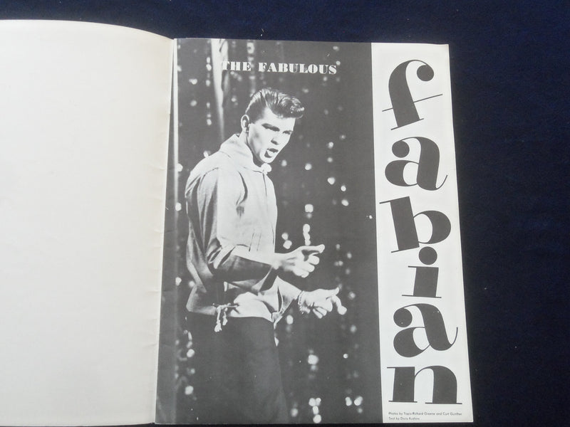 1959 JULY 14 THE FABOULOUS FABIAN PROGRAM - J 8386