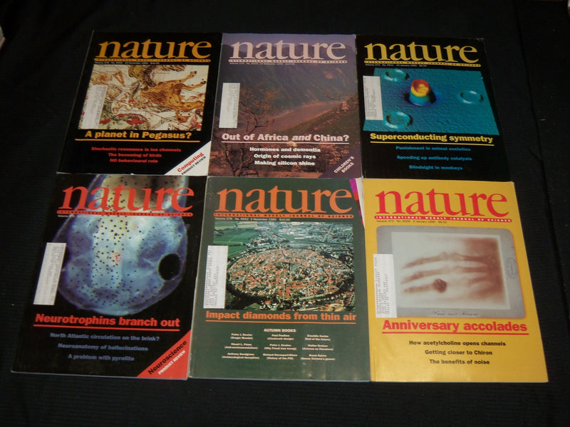 1989-1995 NATURE MAGAZINE LOT OF 30 ISSUES - NICE COVERS & PHOTOS - O 2804