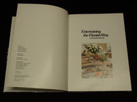 1982 ENTERTAINING THE FINNISH WAY HARDCOVER BOOK BY RING - KD 7776