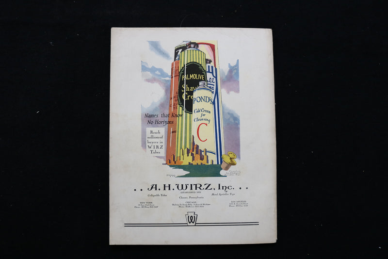 1930 JUNE DRUG MARKETS MAGAZINE - THE DOW CHEMICAL COMPANY COVER - E 10371