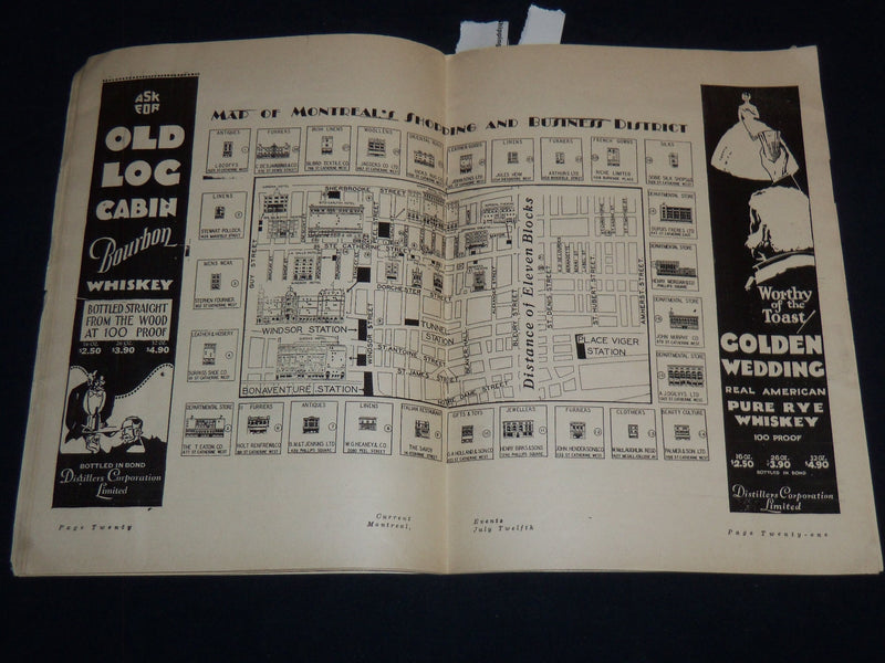1923 JULY 12 CURRENT EVENTS MONTREAL MAGAZINE VOLUME 3 NO. 52 - J 8544