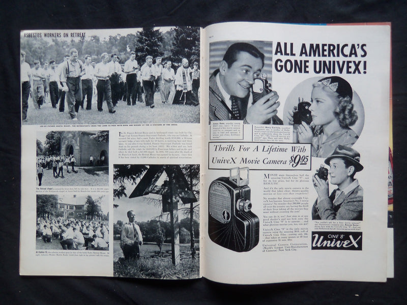 1937 AUGUST 2 LIFE MAGAZINE - SISTER MAKING SALAD - L 37