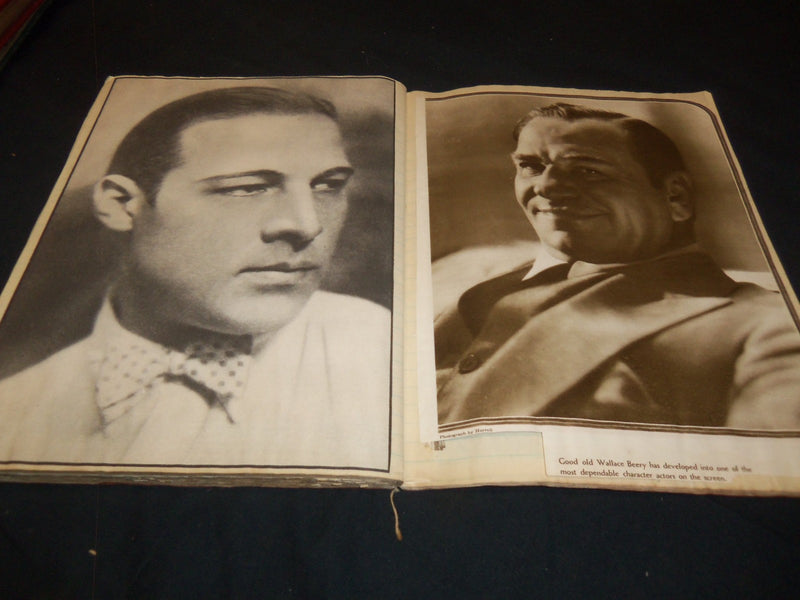 1930'S HOLLYWOOD STARS SCRAPBOOK - COOPER - GARBO - GREAT PHOTOS - 23A