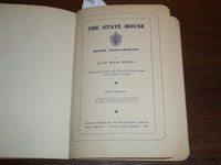 1907 THE STATE HOUSE BOSTON MASSACHUSETTS BOOK BY ELLEN MUDGE BURRILL - K 1197