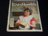 1977 MAY TEXAS MONTHLY MAGAZINE - MOM WE LOVE YOU FRONT COVER - E 7401