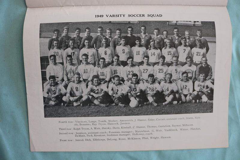 1949 SEPTEMBER 24 SPRINGFIELD VS. CORTLAND STATE FOOTBALL PROGRAM - K 3392