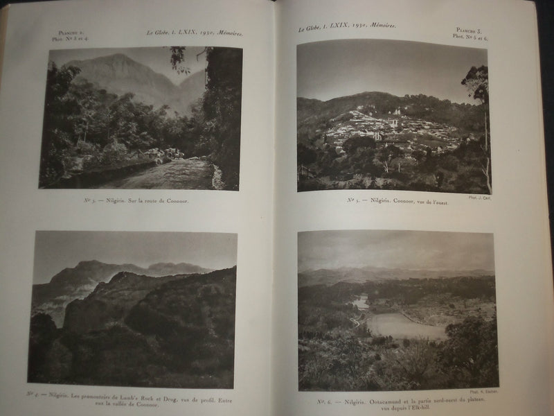 1920-1938 LE GLOBE JOURNAL GEOGRAPHIQUE-BULLETIN & MEMOIRES- LOT OF 34- WR 1199J