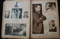 1930'S MOVIE STARS SCRAPBOOK - PAUL MUNI - JAMES CAGNEY - ERROL FLYNN - E 24939