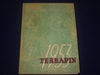 1953 TERRAPIN MARYLAND UNIVERSITY YEARBOOK - DICK MODZELEWSKI - PHOTOS - YB 6
