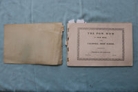 1911-1913 THE POW-WOW CALDWELL HIGH SCHOOL YEARBOOK - IDAHO - LOT OF 2 - K 2580