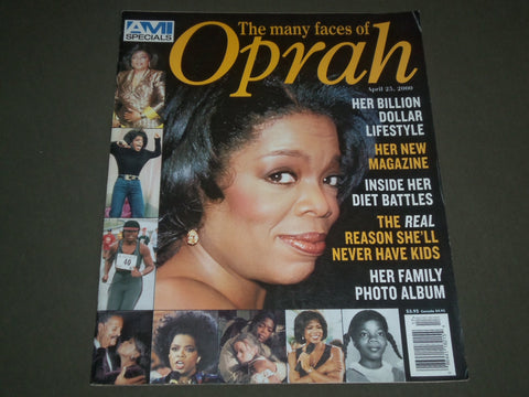 2000 APRIL 25 THE MANY FACES OF OPRAH MAGAZINE - GREAT PHOTOS - J 2659