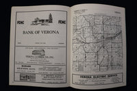 1968 DANE COUNTY WISCONSIN FARM PLAT BOOK AND DIRECTORY- SOFTCOVER - K 1429