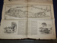1878 MARCH 19 THE DAILY GRAPHIC - PIUS IX FUNERAL - AMERICAN COLLEGE - NP 5074