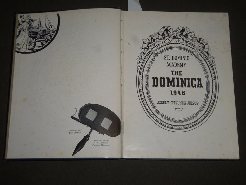 1948 THE DOMINICA ST. DOMINIC ACADEMY YEARBOOK - JERSEY CITY NEW JERSEY- YB 1228