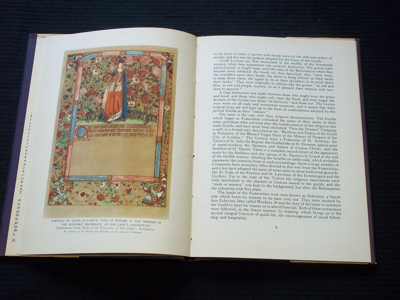 1947 THE GUILDS OF THE CITY OF LONDON HARDCOVER BOOK BY ERNEST POOLEY - KD 7580