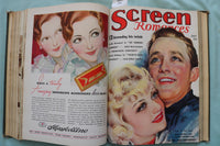 1934 MAR-AUG SCREEN ROMANCES MAGAZINE BOUND VOLUME -DIETRICH-HARLOW - KD 9684