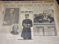 1910-1911 BOSTON HERALD SUNDAY MAGAZINE SECTIONS LOT OF 28 - NICE PHOTOS - UP 93