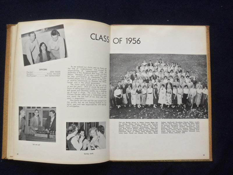 1955 SHADOWS HENRY B. WHITEHORNE HIGH SCHOOL YEARBOOK - VERONA, NJ - YB 3019
