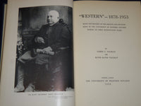 1953 WESTERN 1878-1953 UNIVERSITY OF WESTERN ONTARIO BOOK - TALMAN - KD 2919O