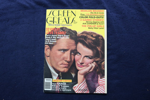 1990 SCREEN GREATS MAGAZINE - SPENCER TRACY & KATHARINE HEPBURN COVER - E 18784