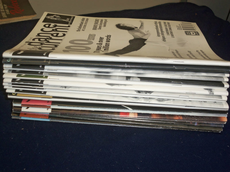 2008-2010 THE DANCE CURRENT MAGAZINE - VOLUMES 11-12-13 - LOT OF 31 - O 3137