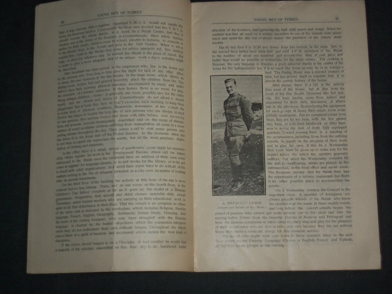 1920 DECEMBER YOUNG MEN OF TURKEY MAGAZINE - VOLUME 1, NUMBER 3 - J 4374