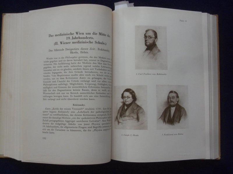 1944 DAS MEDIZINISCHE WIEN HARDCOVER BOOK- LEOPOLD SCHONBAUER - GERMAN - KD 9006