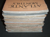 1905-1906 THE ATLANTIC MONTHLY MAGAZINE LOT 11 - STORIES & ARTICLES - WR 341Q