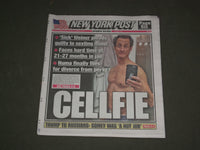 2017 MAY 20 NEW YORK POST NEWSPAPER - ANTHONY WEINER - PLEADS GUILTY TO SEXTING