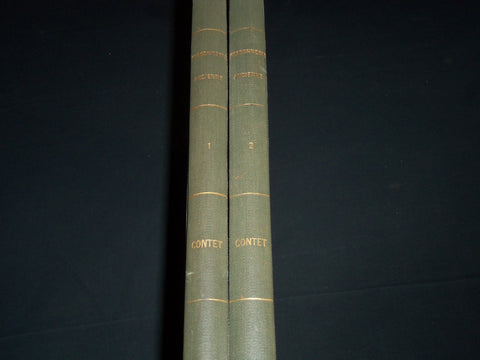 1920-1921 DOCUMENTS DE FERRONNERIE ANCIENNE BY F. CONET VOLUME 1 & 2 - Z 170