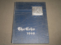 1940 THE ECHO BOUND BROOK HIGH SCHOOL YEARBOOK - NEW JERSEY - PHOTOS - YB 1247