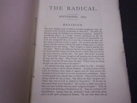 1865-1867 THE RADICAL MONTHLY MAGAZINE LOT OF 21 - NATURAL RELIGION - WR 166