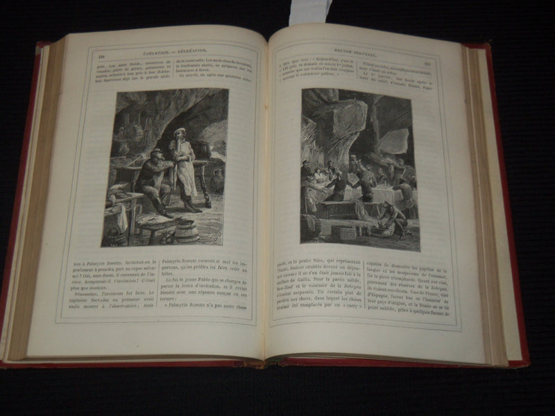 1877 MAGASIN D'EDUCATION FRENCH BOOK - JULES VERNE - #238