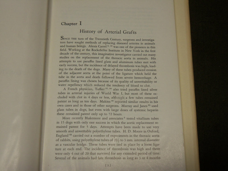 1957 PLASTIC ARTERIAL GRAFTS BOOK BY W. STERLING EDWARDS M. D. - KD 6266