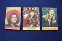 1944 CORONET DIGEST MAGAZINE - LOT OF 9 - O 3346