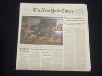2020 OCTOBER 19 NEW YORK TIMES - TRUMP STAYS UPBEAT, BUT CAMPAIGN TURNS GRIM