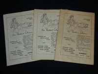 1952-1953 MILFORD PLAYHOUSE THEATRE PROGRAM LOT OF 3 - CONNECTICUT - J 6754