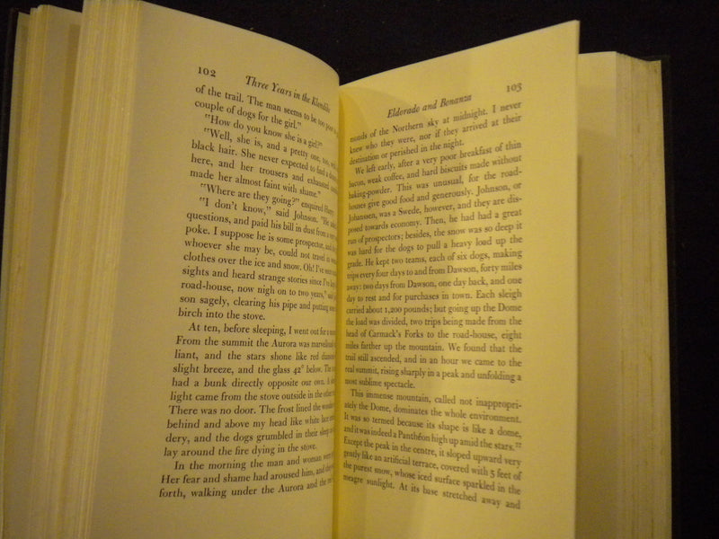 1967 THREE YEARS IN THE KLONDIKE HARDCOVER BOOK BY JEREMIAH LYNCH - KD 8066
