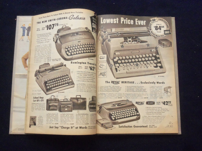 1960 MONTGOMERY WARD 88TH ANNIV. SALE CATALOG-HARDCOVER- KANSAS CITY,MO - J 8494