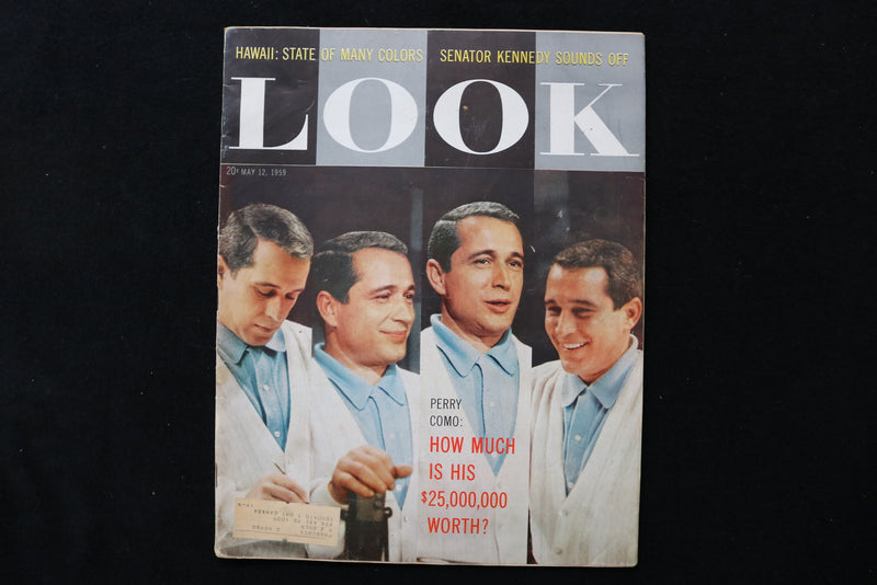 1959 MAY 12 LOOK MAGAZINE - PERRY COMO COVER - E 24384