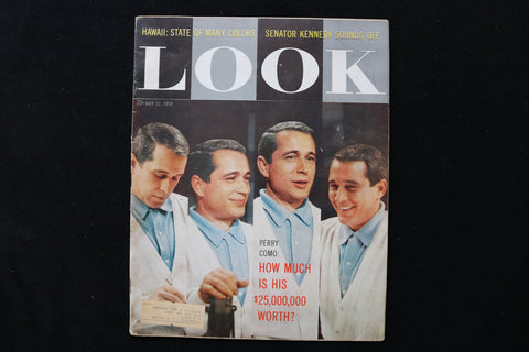 1959 MAY 12 LOOK MAGAZINE - PERRY COMO COVER - E 24384