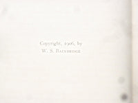1906 A COMPEND OF OPERATIVE GYNECOLOGY HARDCOVER BOOK-WILLIAM BAINBRIDGE-KD 8487