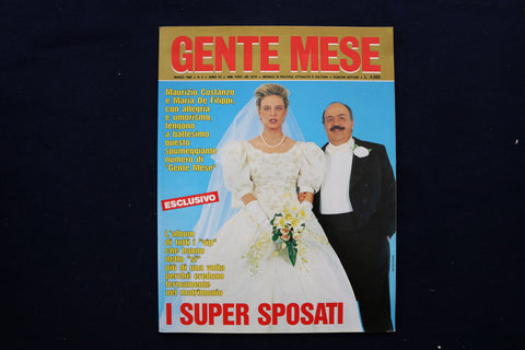 1992 MARCH GENTE MESE MAGAZINE - THE SUPER MARRIED COVER - E 12089