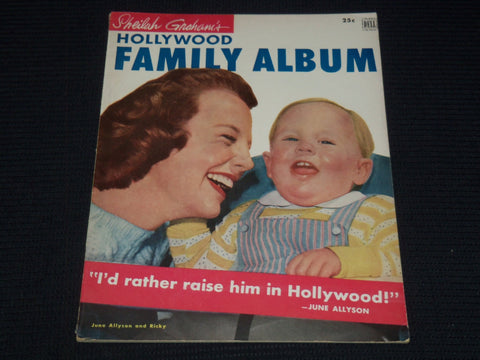 1953 SHEILAH GRAHAM'S HOLLYWOOD FAMILY ALBUM MAGAZINE - JUNE ALLYSON - E 15504