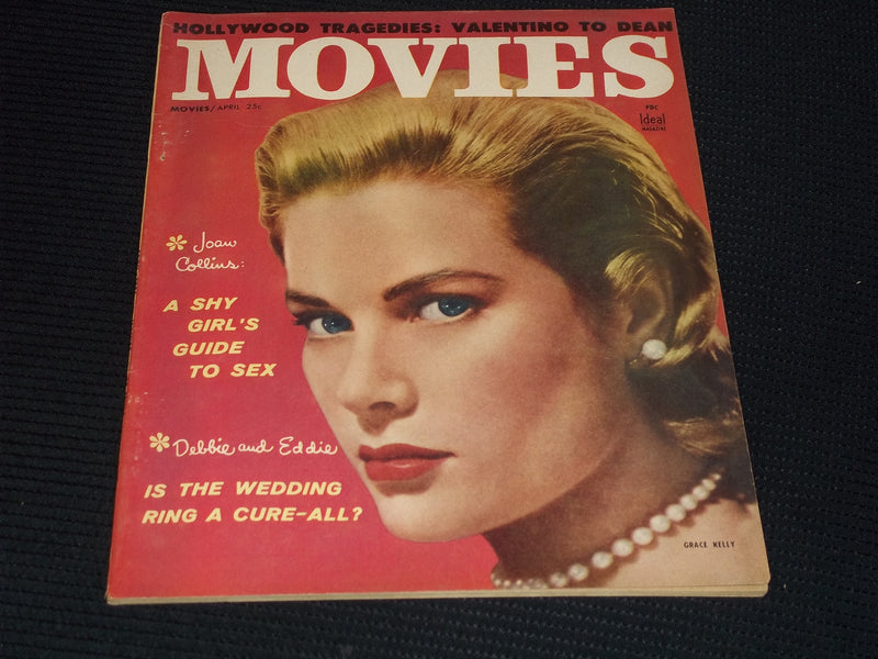 1956 APRIL MOVIES MAGAZINE - GRACE KELLY FRONT COVER - E 16430