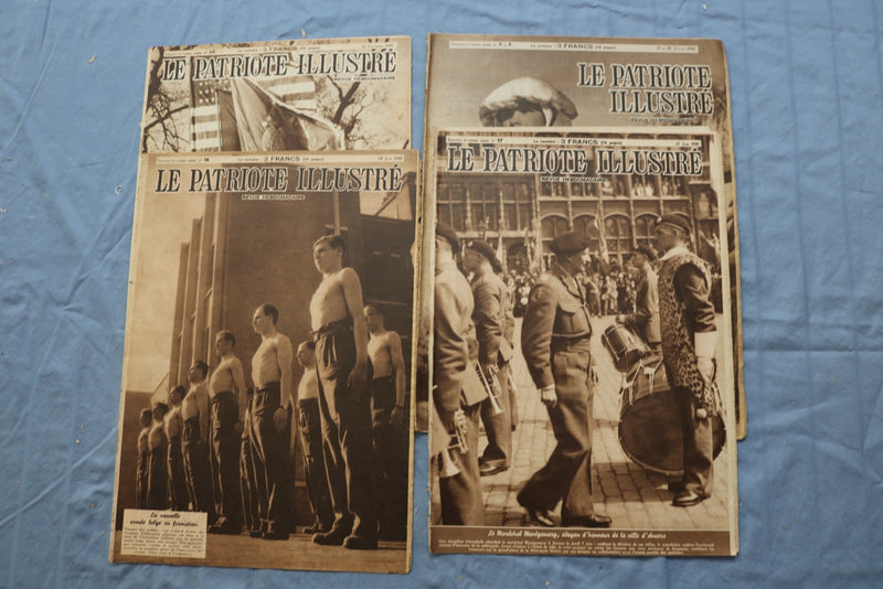 1945-1947 LE PATRIOTE ILLUSTRE MAGAZINE - FRENCH - LOT OF 24 - O 3850