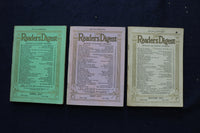1935-1939 READER'S DIGEST MAGAZINE - LOT OF 9 - O 3444B