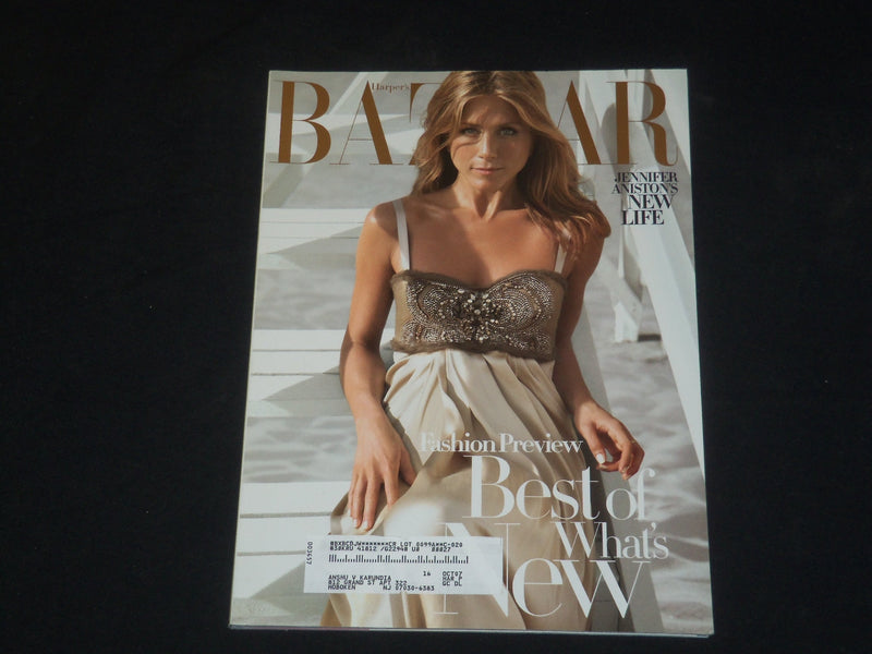 2006 JUNE HARPER'S BAZAAR MAGAZINE - JENNIFER ANISTON COVER - SP 4632