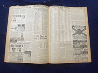 1958 JUNE 27 BOSTON RECORD AMERICAN NEWSPAPER-15 DIE IN JET TANKER CRASH-NP 6260